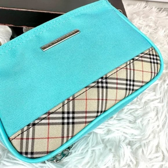 Burberry mini canvas crossbody bag with chain - Picture 9 of 16